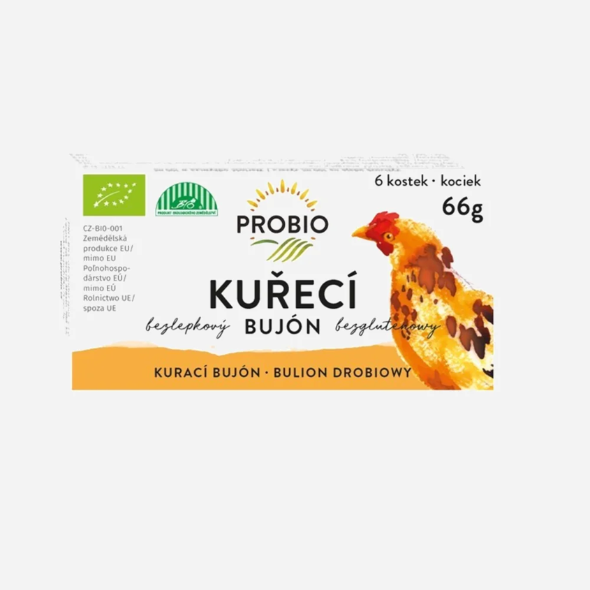 Bujón kuřecí BIO kostky