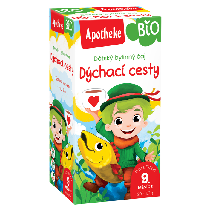 Bylinář Dětský čaj dýchací cesty BIO 20 sáčků