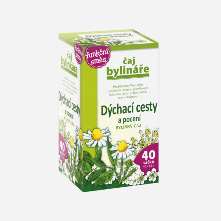 Bylinář Dýchací cesty a pocení 40 sáčků