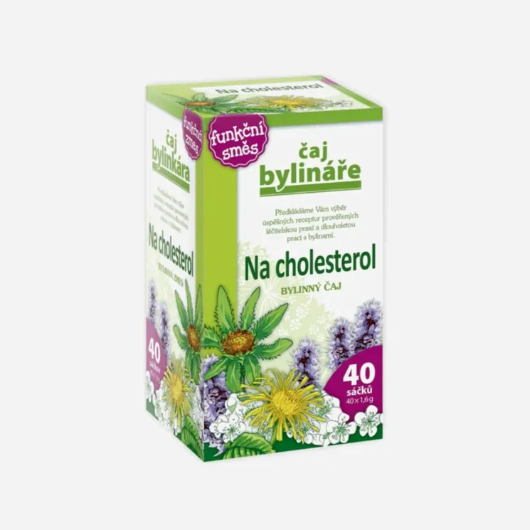 Bylinář Na cholesterol 40 sáčků 6 x 64 g