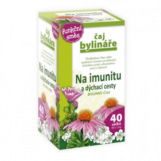 Bylinář Na imunitu a dýchací cesty 40 sáčků
