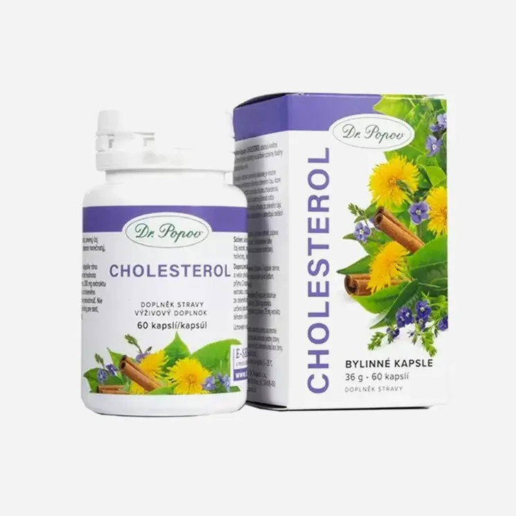 Bylinné kapsle Cholesterol 6 x 60 kapslí