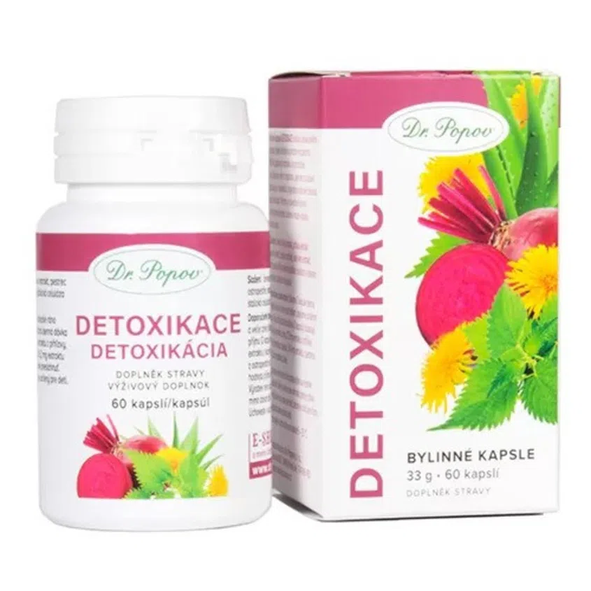 Bylinné kapsle Detoxikace