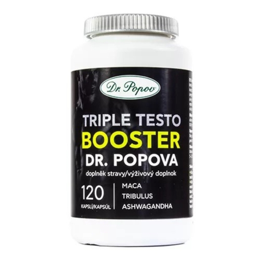 Bylinné kapsle Sport Triple Testo Booster 120 tablet