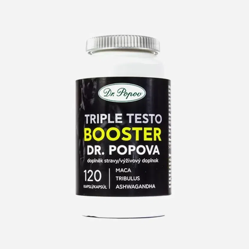 Bylinné kapsle Sport Triple Testo Booster 120 tablet