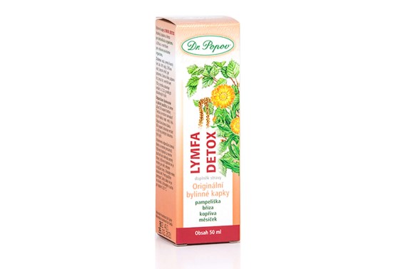 Bylinné kvapky Lymfa - detox