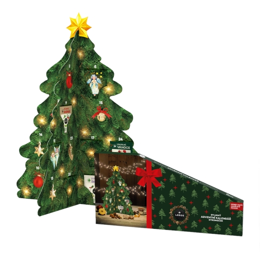 Bylinný Adventní kalendář stromeček