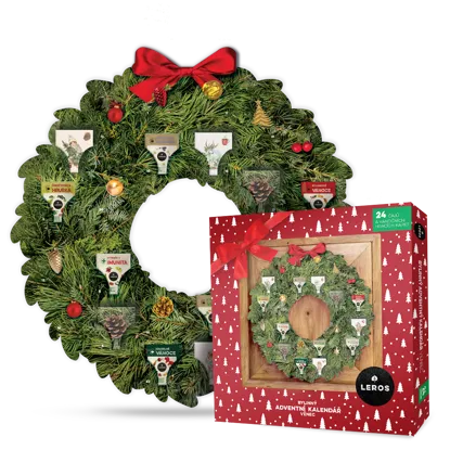 Bylinný Adventní kalendář věnec