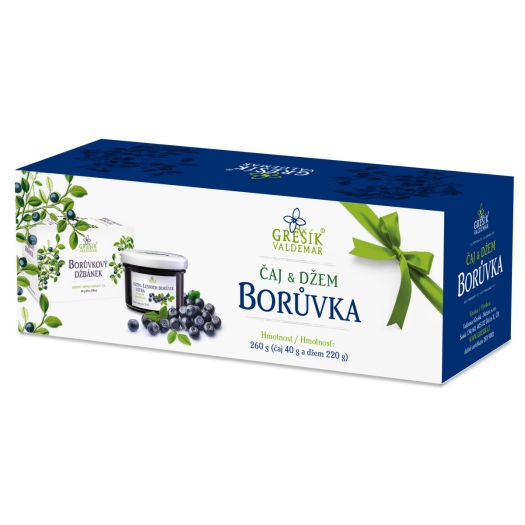 Čaj a džem Borůvka