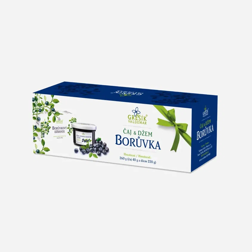 Čaj a džem Borůvka