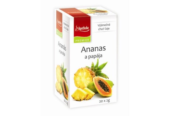 Čaj Ananás a papája 20 sáčkov