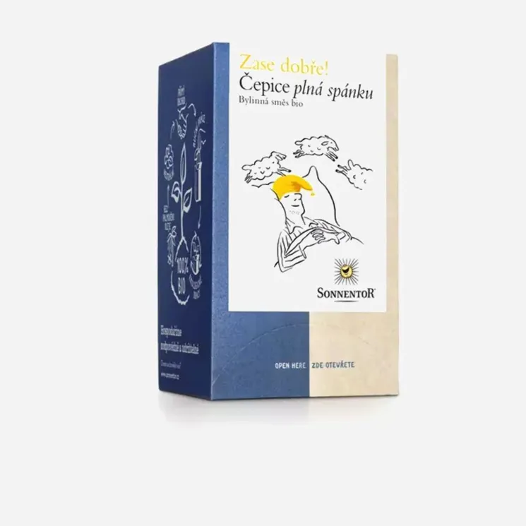 Čaj Čepice plná spánku BIO 6 x 27 g