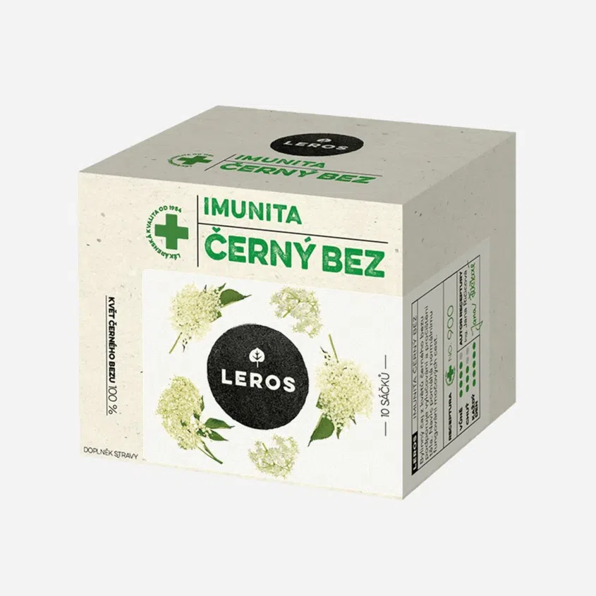 Čaj Černý bez a imunita 10 sáčků