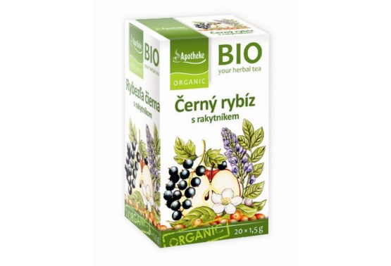 Čaj Čierne ríbezle s rakytníkom BIO 20 vrecúšok