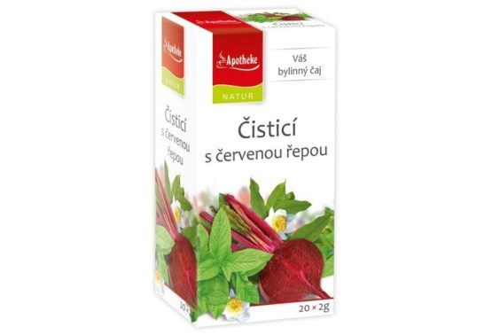 Čaj čistiaci s červenou repou 20 sáčkov