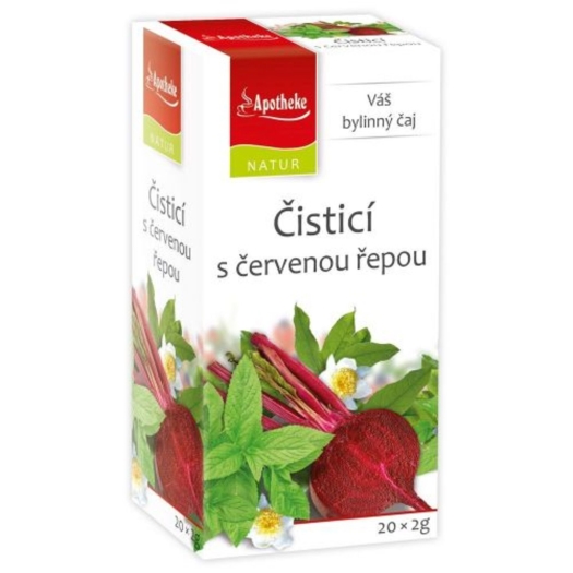 Čaj čisticí s červenou řepou 20 sáčků