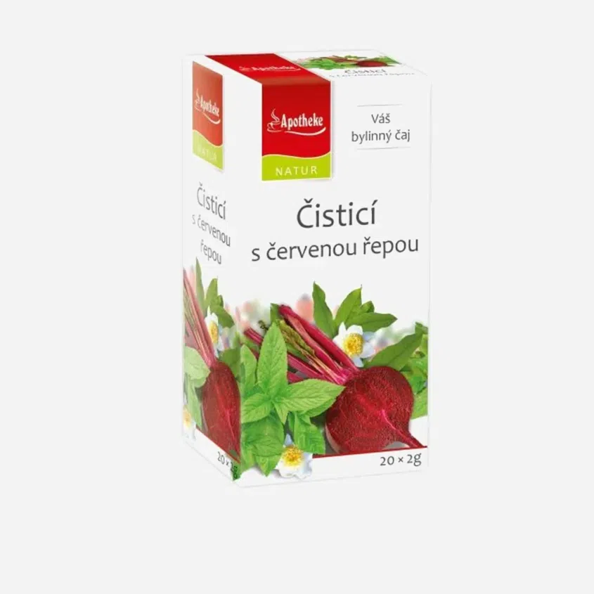 Čaj čisticí s červenou řepou 20 sáčků