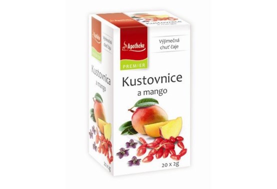Čaj Kustovnica a mango sáčkov