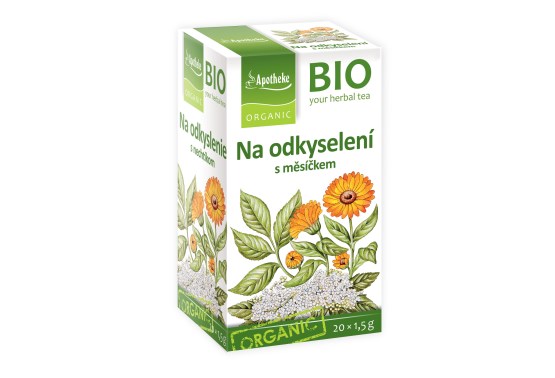 Čaj na odkyslenie s nechtíkom BIO 20 vrecúšok