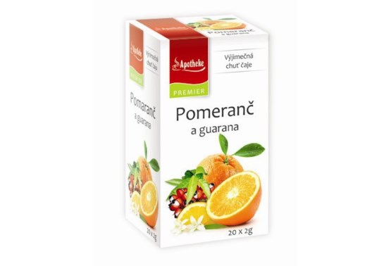čaj Pomaranč a guarana 20 sáčkov