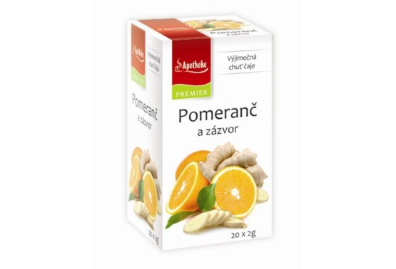 Čaj Pomaranč a zázvor 20 sáčkov