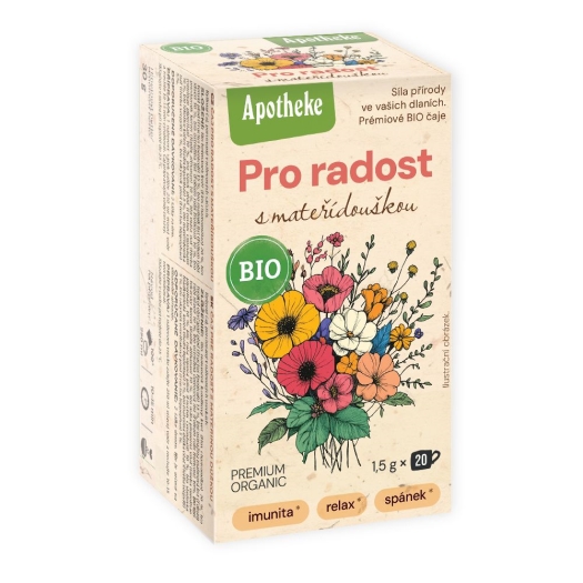 Čaj Pro radost s mateřídouškou BIO