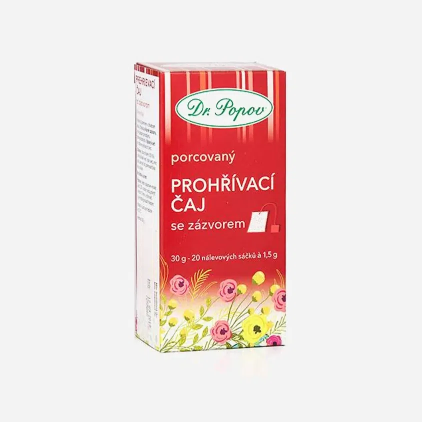 Čaj Prohřívací se zázvorem