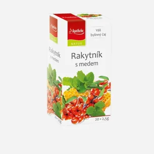 Čaj rakytník s medem 20 sáčků 6 x 20 sáčků