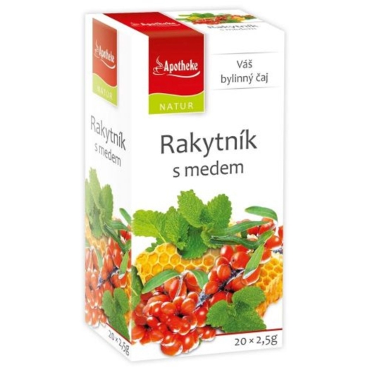Čaj rakytník s medem 20 sáčků