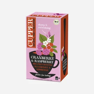 Čaj s brusinkami a malinami BIO