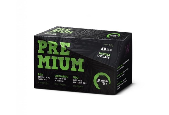 Čajová kvetina  Premium BIO zelený čaj 20x1,5g