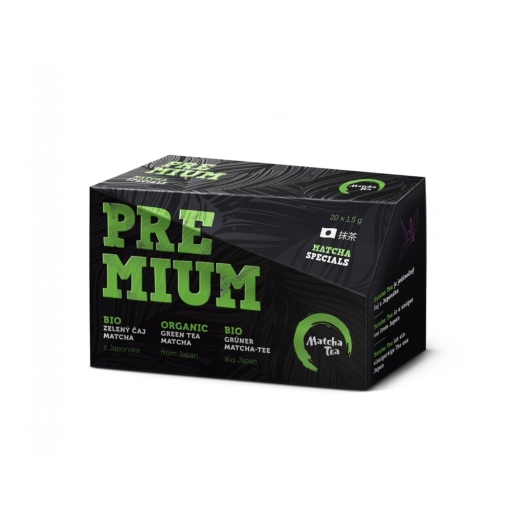 Čajová kvetina  Premium BIO zelený čaj 20x1,5g