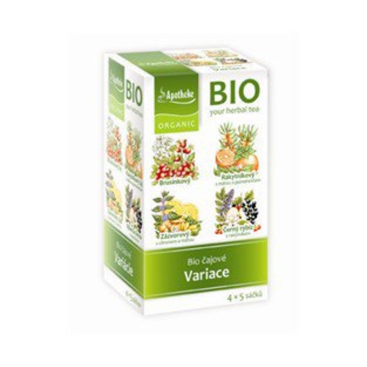 Čajové variácie 4v1 BIO 20 vrecúšok