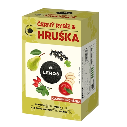 Čajový Dýchánek černý rybíz a hruška