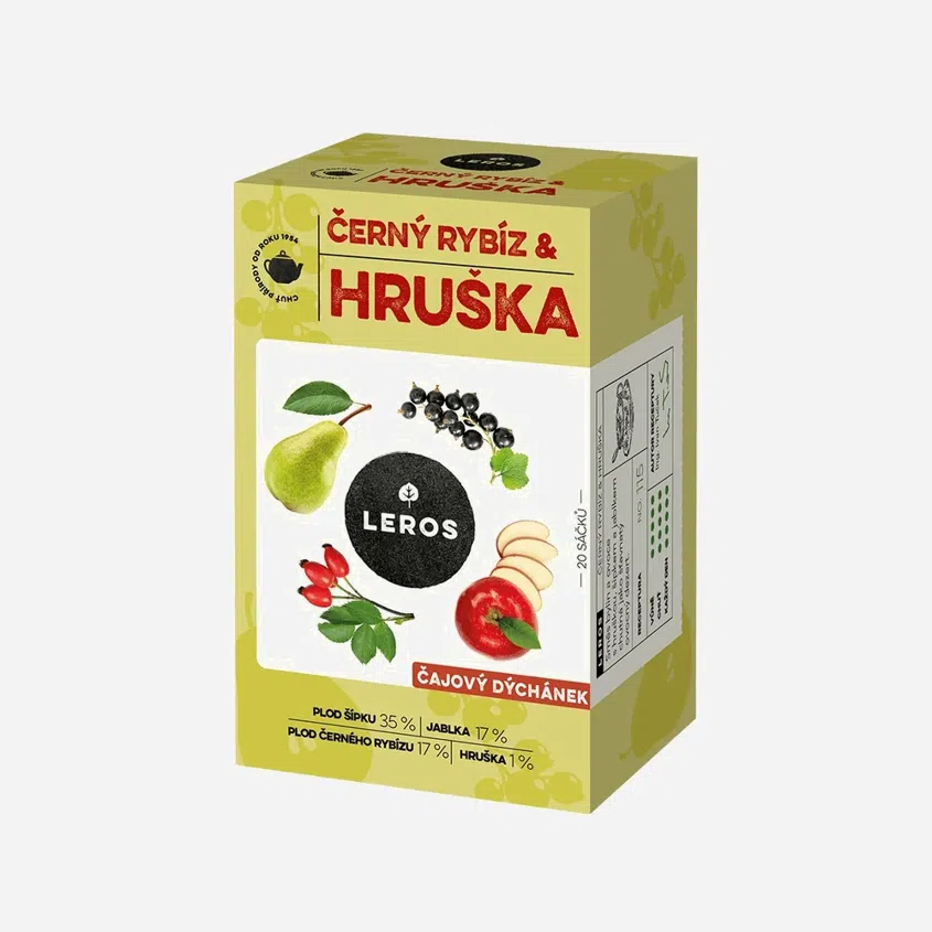 Čajový Dýchánek černý rybíz a hruška