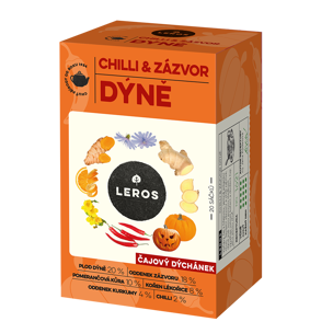 Čajový dýchánek chilli, zázvor a dýně