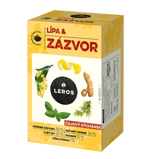 Čajový Dýchánek lípa  a zázvor