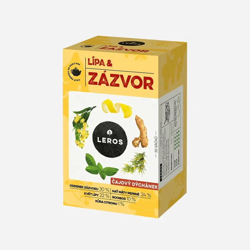 Čajový Dýchánek lípa  a zázvor