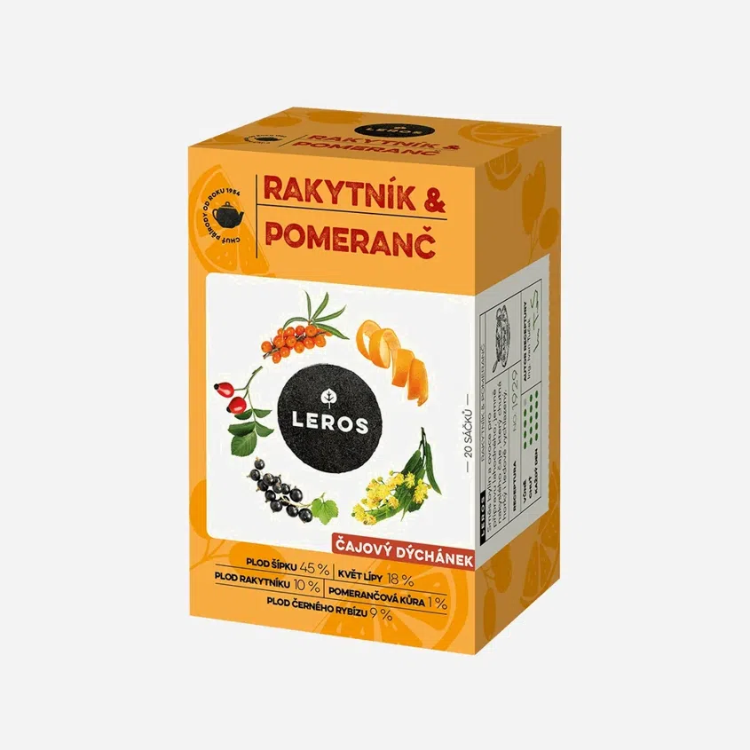 Čajový Dýchánek rakytník a pomeranč