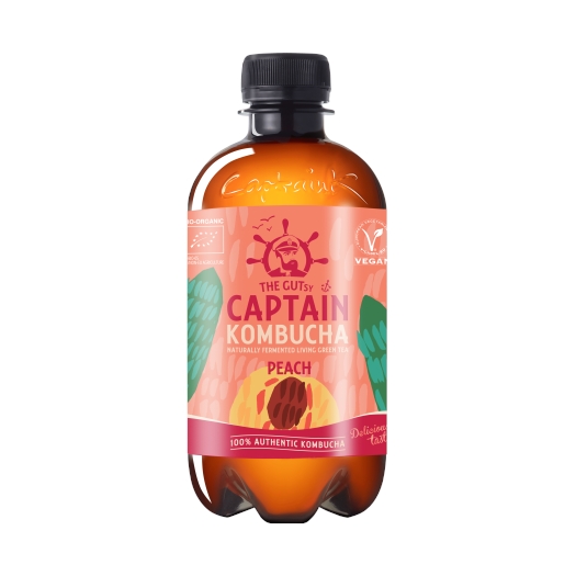 Capitan Kombucha broskev