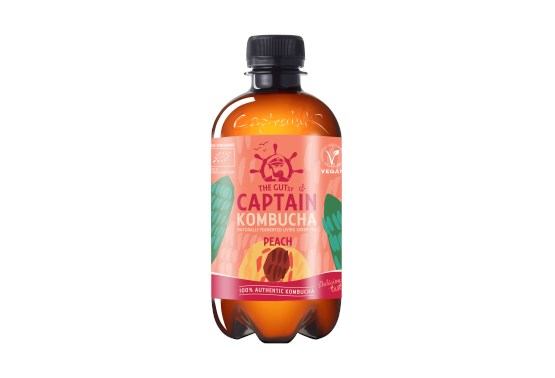 Capitan Kombucha broskyňa