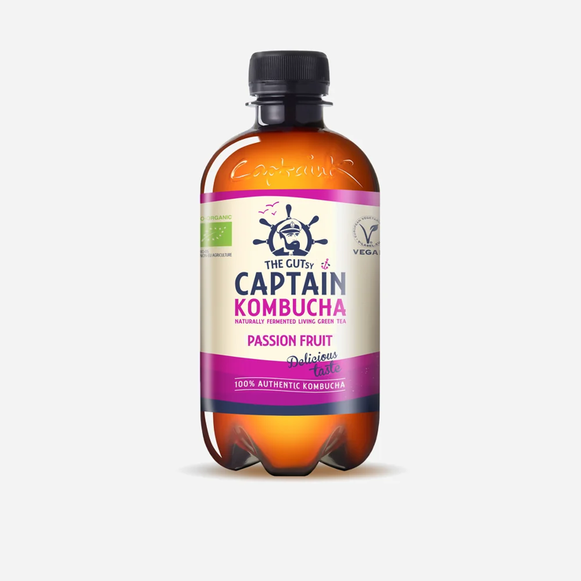 Captain Kombucha Passion Fruit 400ml