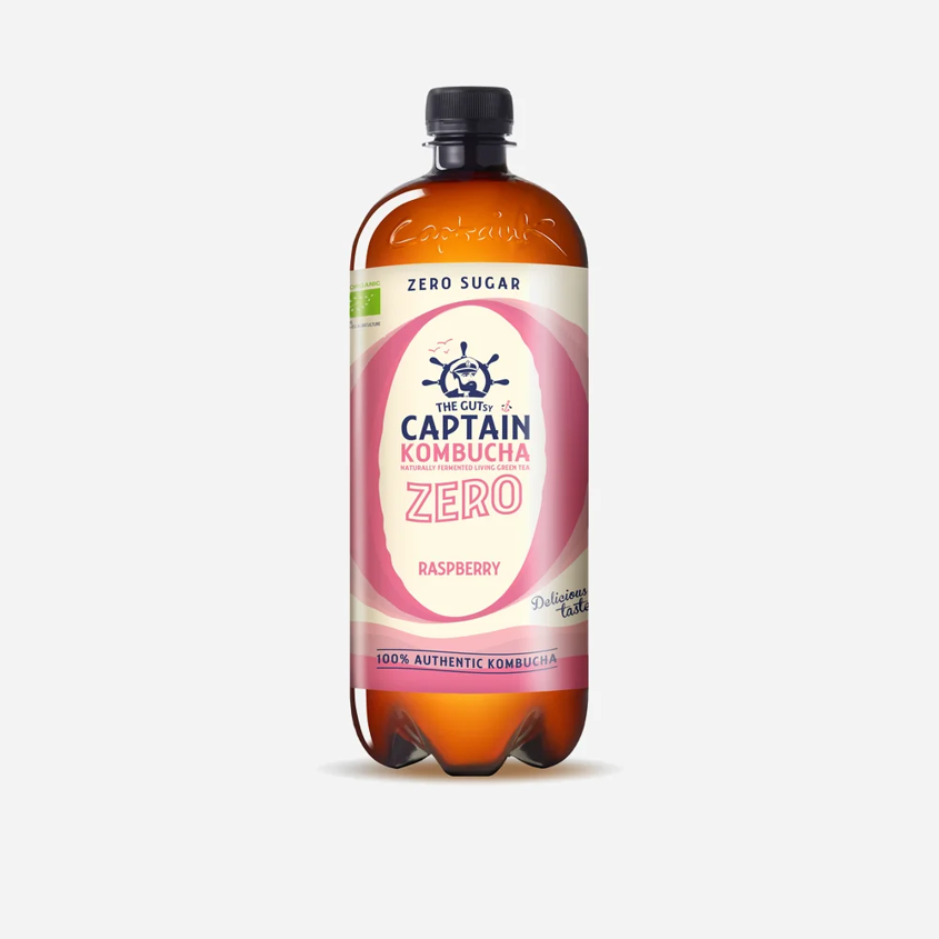 Captain Kombucha ZERO Malina 1000ml