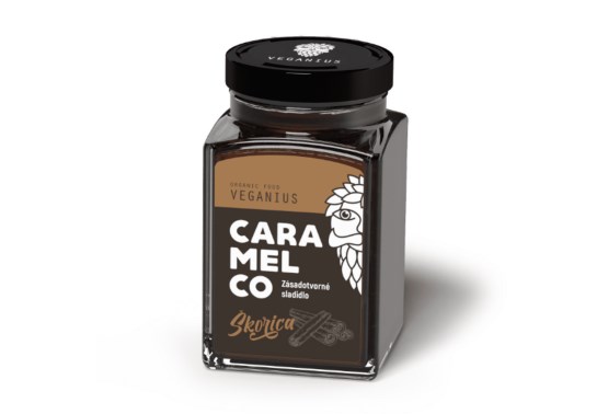 Caramelco škorica sklo