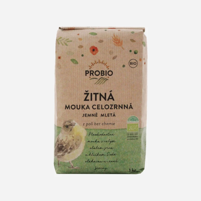 Celozrnná mouka žitná (jemně mletá)