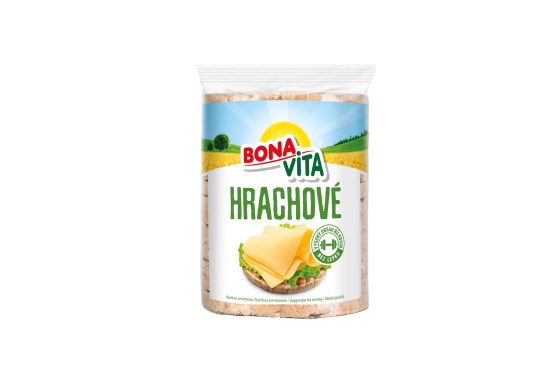 Celozrnné hrachové chlebíčky s morskou soľou