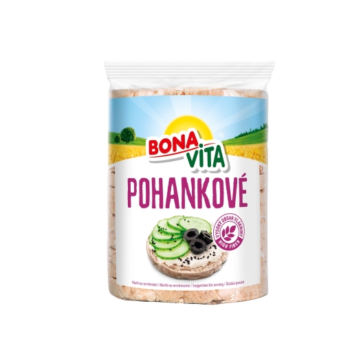 Celozrnné pohankové chlebíčky s mořskou solí