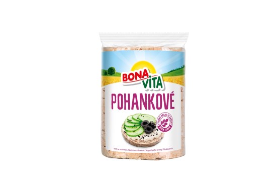 Celozrnné pohánkové chlebíčky s morskou soľou