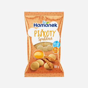 Celozrnné špaldové piškoty