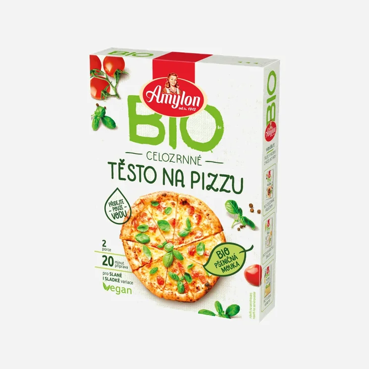 Celozrnné těsto na pizzu BIO 6 x 250 g